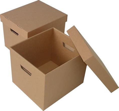 large cardboard storage box